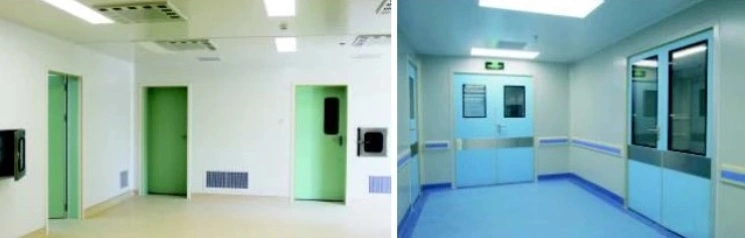 X-ray Hosptital Door 1400X2100mm or Customized Per Request Automatic Opening