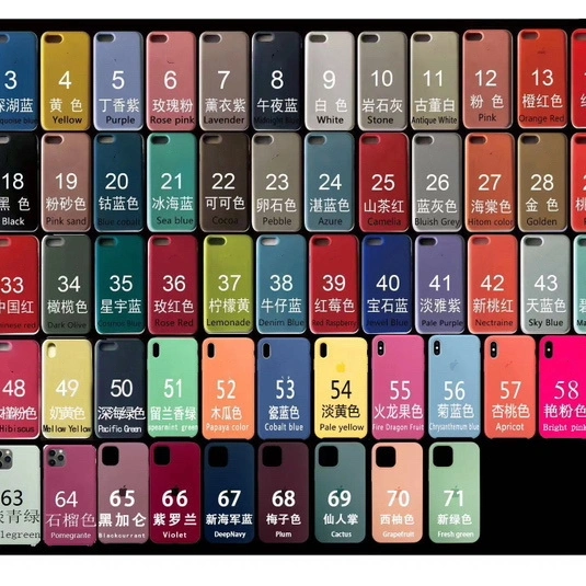 2023 Newest Solid Case New Arrival Silicone Mobile Phone Case Shockproof Cell Phone Cover with Phone 15 Plus PRO Max