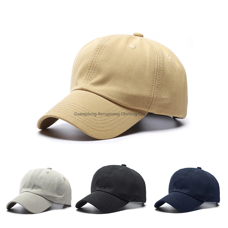 Wholesale/Supplier Vintage Custom Blank Unisex 100% Cotton Plain 6 Panel Outdoor Summer Sport Baseball Cap