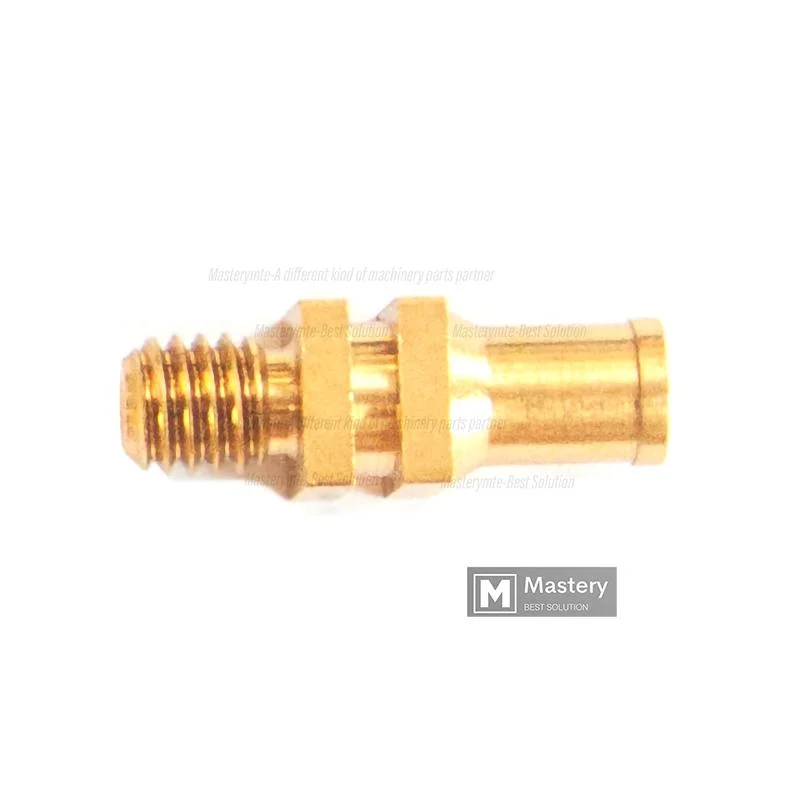 Automotive Spare Parts Certificated Stud Thread Rod Joint Machining Customized CNC Machining Brass/Copper Micro Shaft with for Vehicles