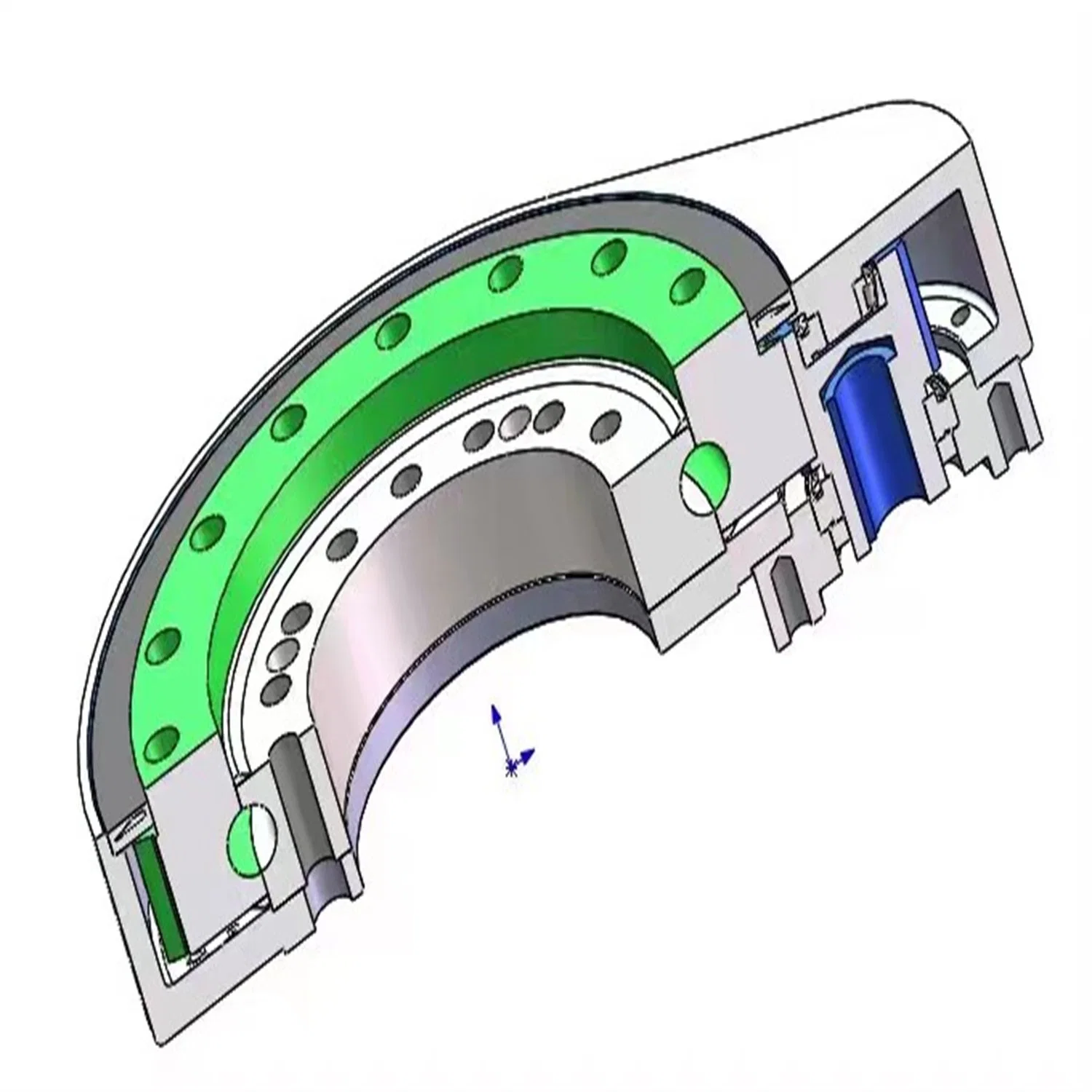 Low Price Affordable Single Worm Slewing Drive Svd Series with Hydraulic Motor for Excavator Slewing Bearing