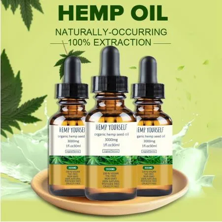 Hemp Seed Massage Oil Relieve Pain Improve Sleeping Promote Blood Circulation Reduce Anxiety Health Care