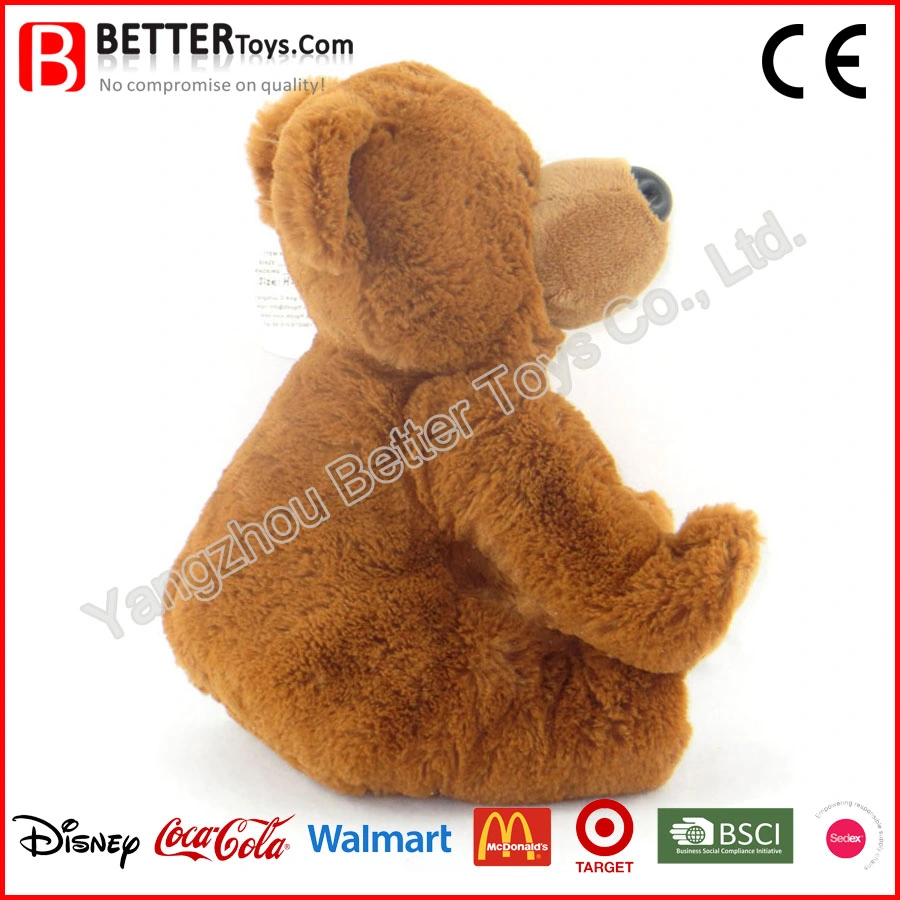 La certificación SA8000 Material seguro abrace Teddy Brown Bear Toy muñeco suave