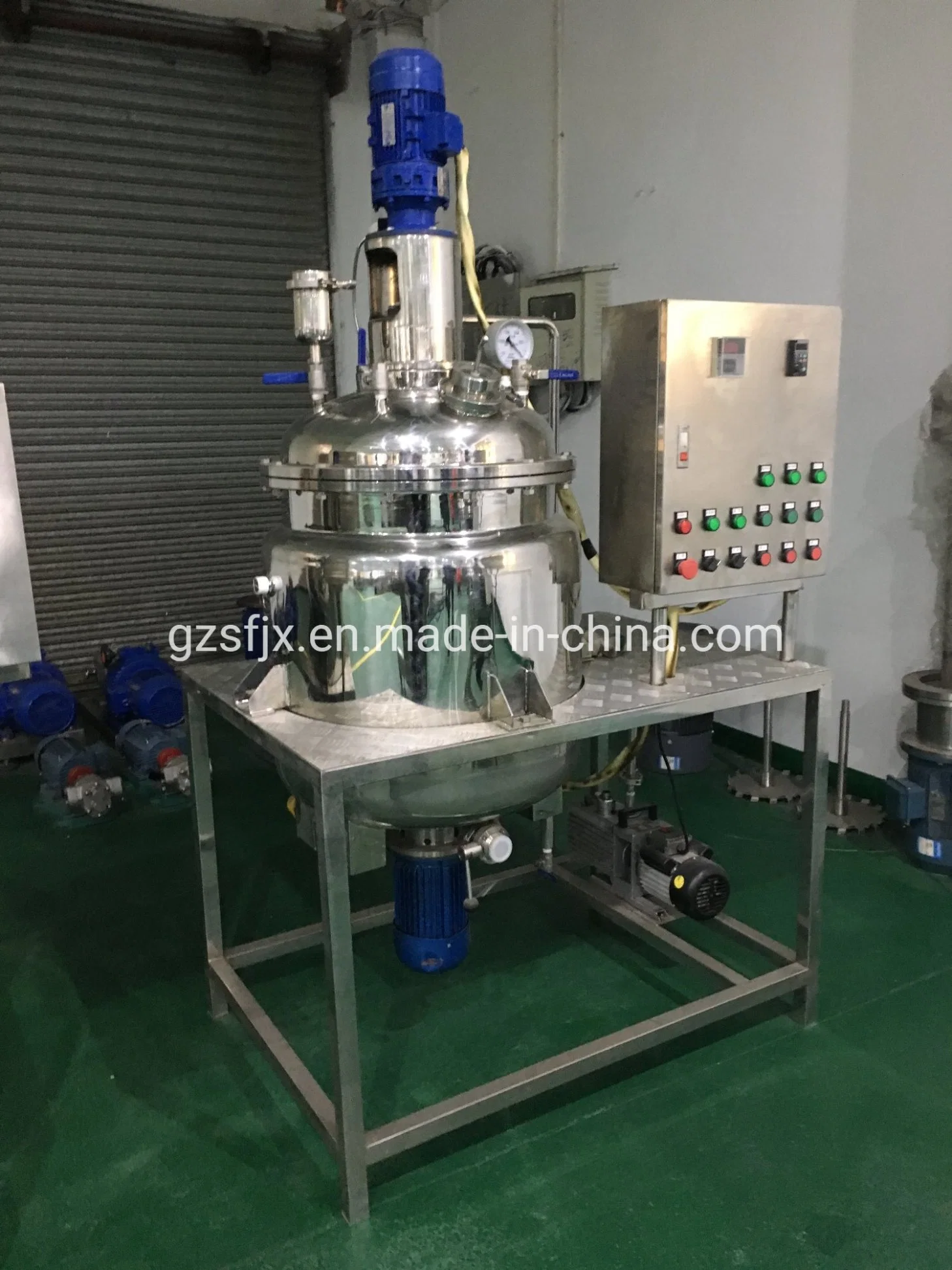 Factory Directly Supply Certified Water Pressure Vessel Stainless Steel Mixing Tank