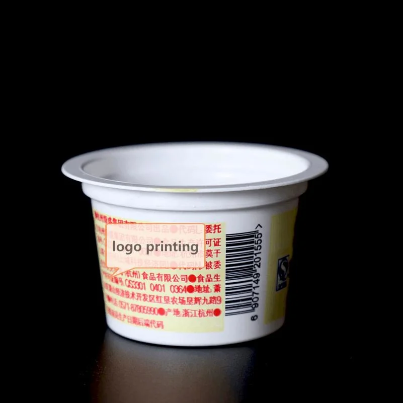 100ml/150ml/200ml/8oz/250ml Plastic PP Yogurt/Jelly Cup, Yogurt Packaging Plastic Container/Cup