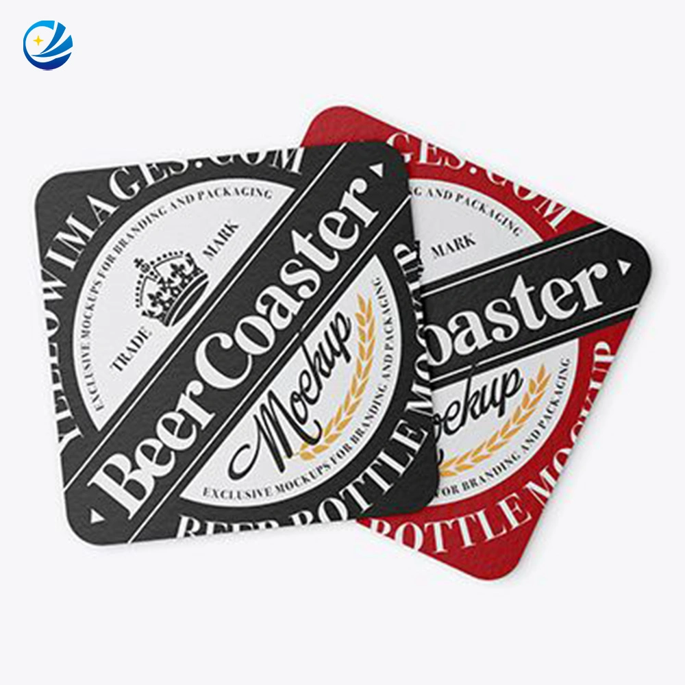 Factory Office Hotel Cardboard Water Super Absorbent Cup Paper Beer Coasters for Drink Sublimation Blank Coaster