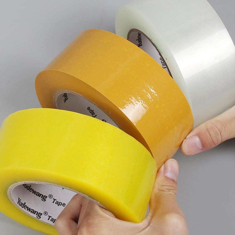 O adesivo forte BOPP fita de embalagem de papelão fita de vedação Transparente fita de embalagem