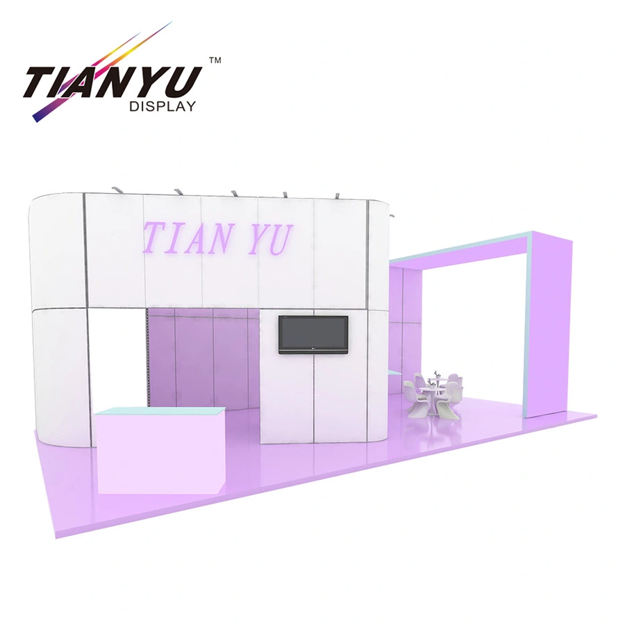 Aluminum Fabric Exhibition Display System with TV Stand