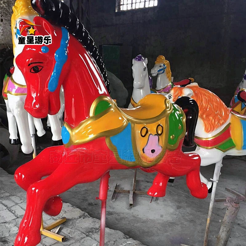 16 People Hot Sale Double Eaves Luxury Carousel Amusement Park Rides