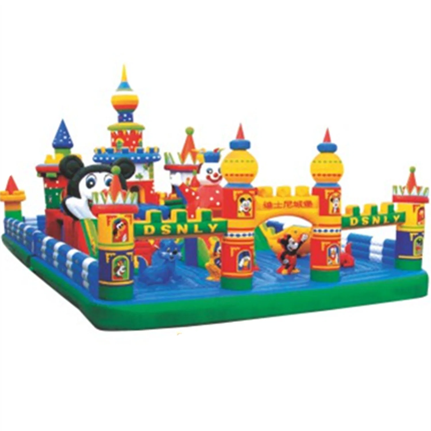 Outdoor Kids Ininflável Castle Amusement Park Equipment Sports Toys 10CB