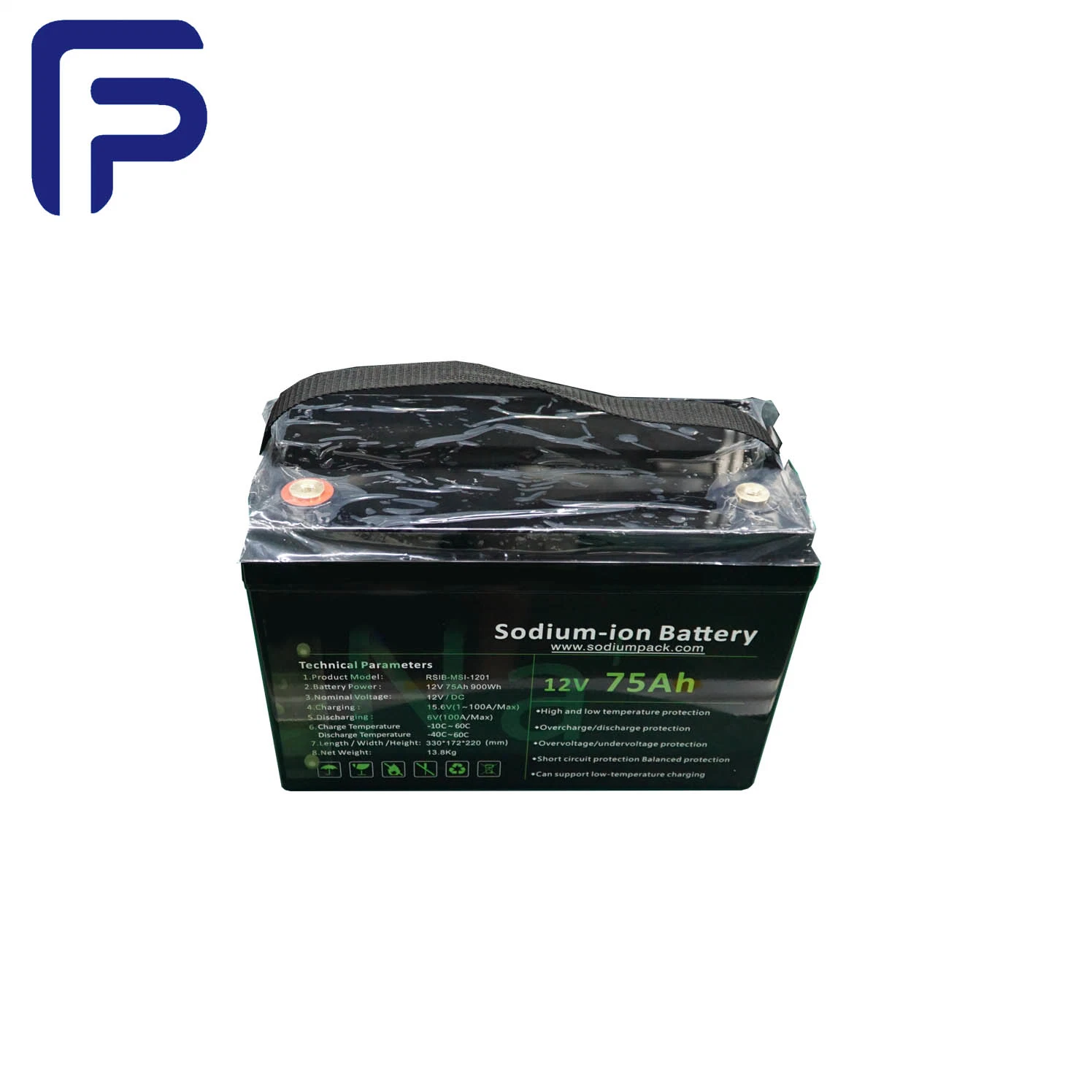 Batterie au sodium-ion 12V 68ah 816wh rechargeable au plomb modifiée en cycle profond Nacufemno.