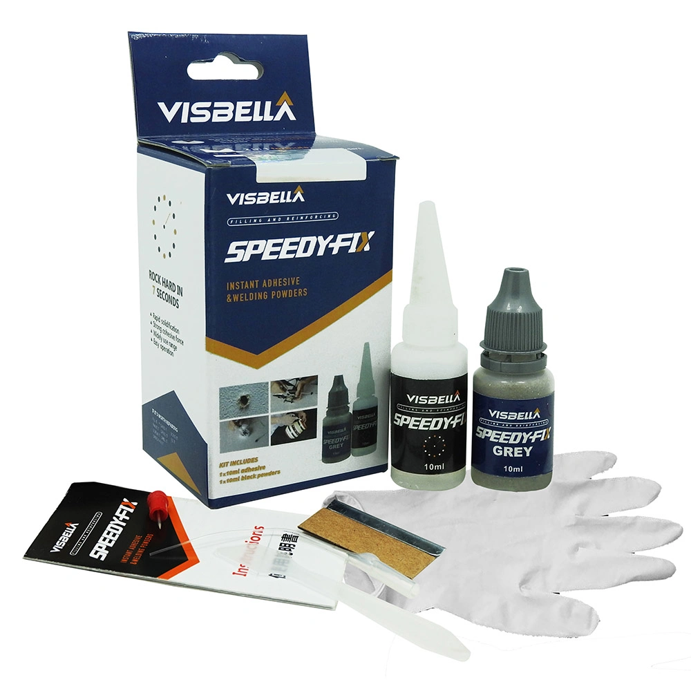 Visbella Speedy-Fix mejor super pegamento para plástico Metal de goma