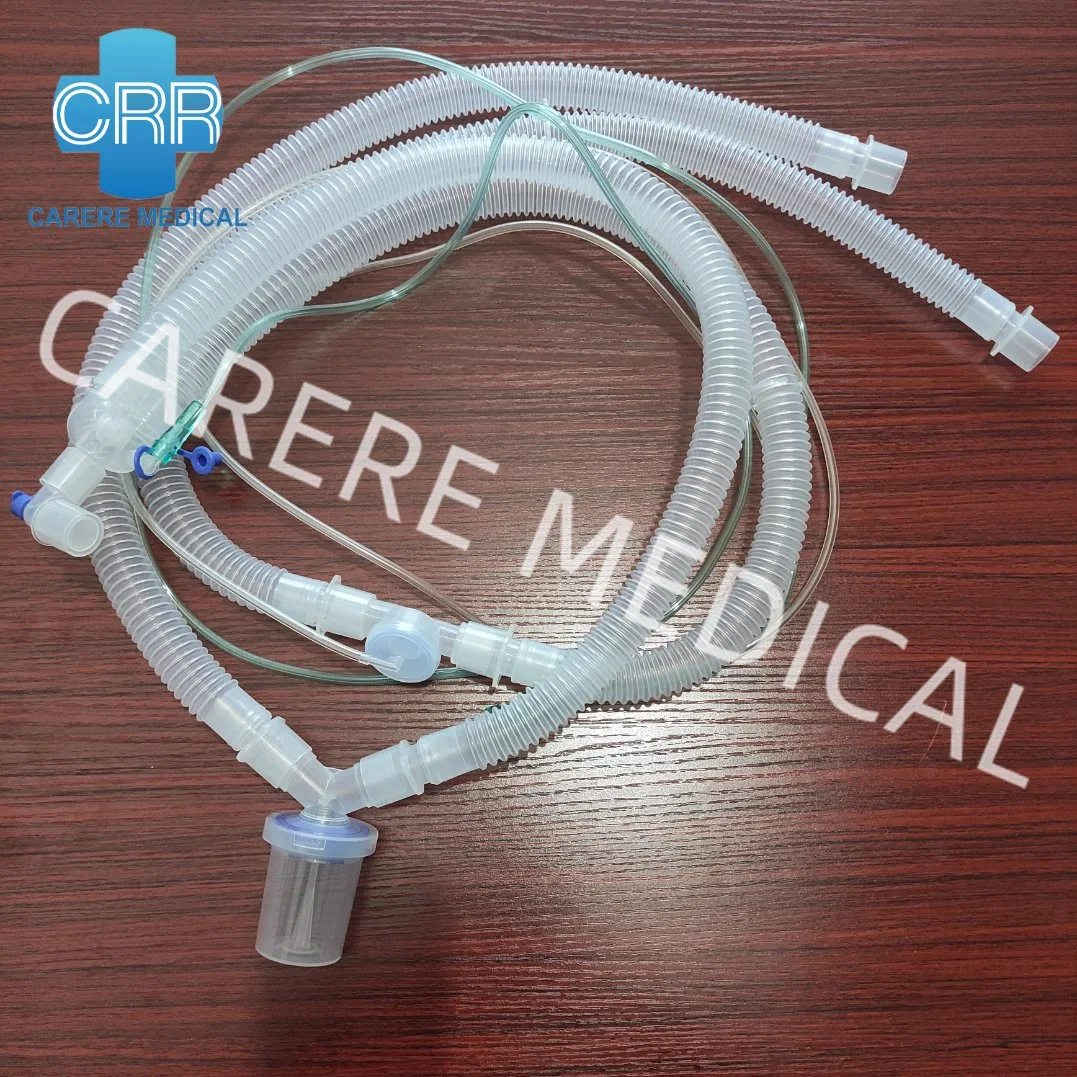 Medical Products Surgical Use Disposable Anesthesia Ventilator Breathing Circuit with Exhalation Valve Water Trape Nebulizer and Line CE ISO