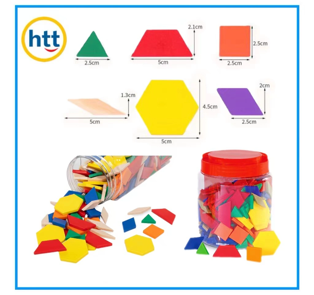 Plastic Pattern Blocks Geometry Pattern Blocks for Math Fraction Learning