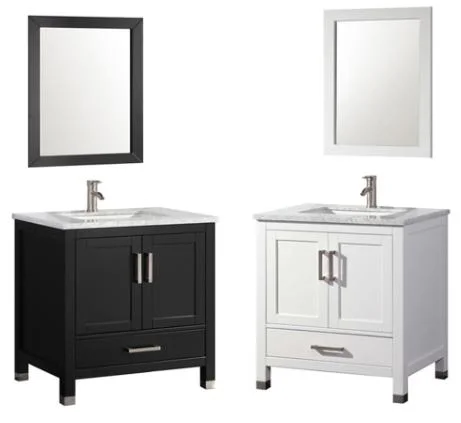 48" Double Sink Floating Modern Bathroom Vanity Set