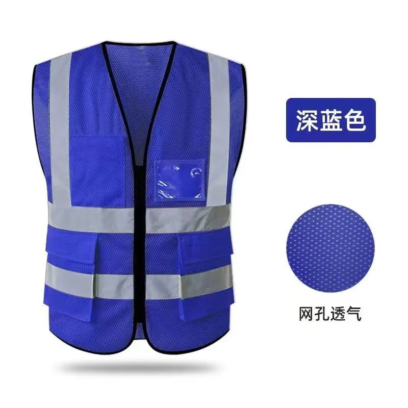 Wholesale/Supplier High Vis 100% Polyester Knitting Fabric Construction Working Vest Roadway Safety Jacket High Visibility Safety Vest