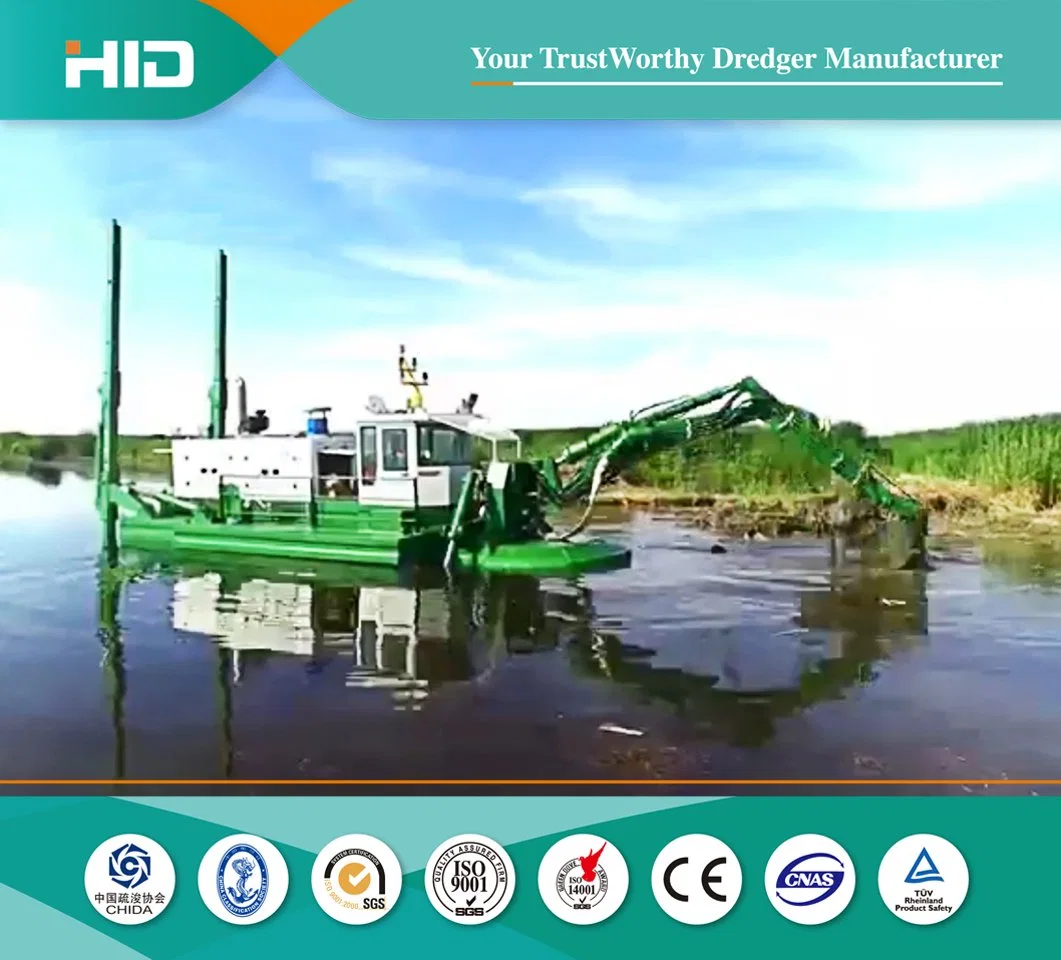 HID Clay Emperor Amphibious Multipurpose Machine for Preventing Floods/Cleaning Industrial Ponds/Dredging/Sand Washing