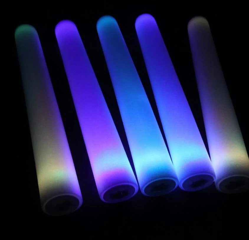 RGB Farbe ändern Licht bis Schaum Stick 48cm Konzert-Party Gebrauchter LED-Schaumstoffstab