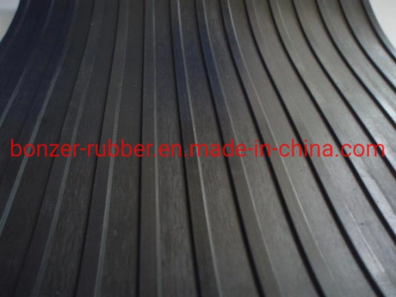 Non-Slip Wide/Broad Ribbed Rubber Matting Sheet