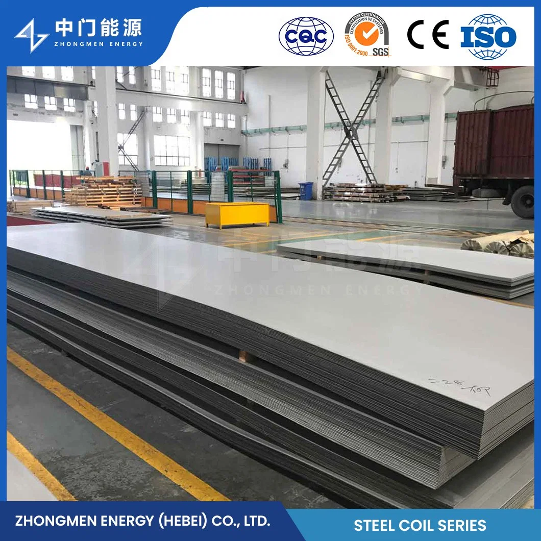 Zhongmen Energy Zinc-Magnesium Alloy Coated Steel Sheet Manufacturers China Galvanized Corrugated Steel Plate 2000mm Length Galvanized Steel Plain Sheet Plate