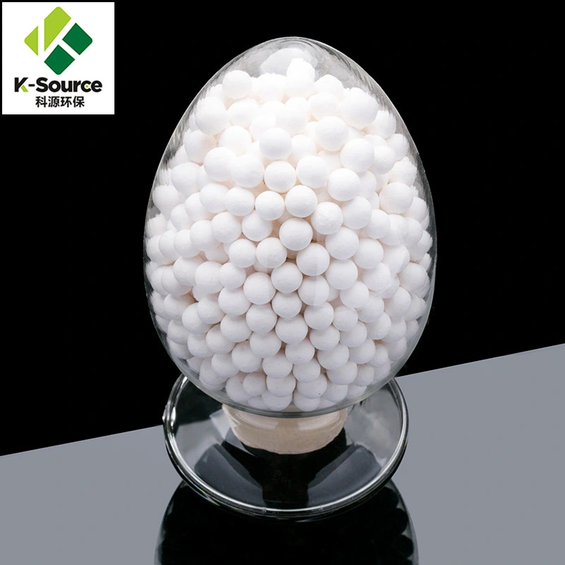 تم تنشيط وظيفة دعم الحاملة للحامل Alumina Ball Alumina High Alumina Cal desiccant التي يبلغ حجمها 4 - 6 مم ألومينا