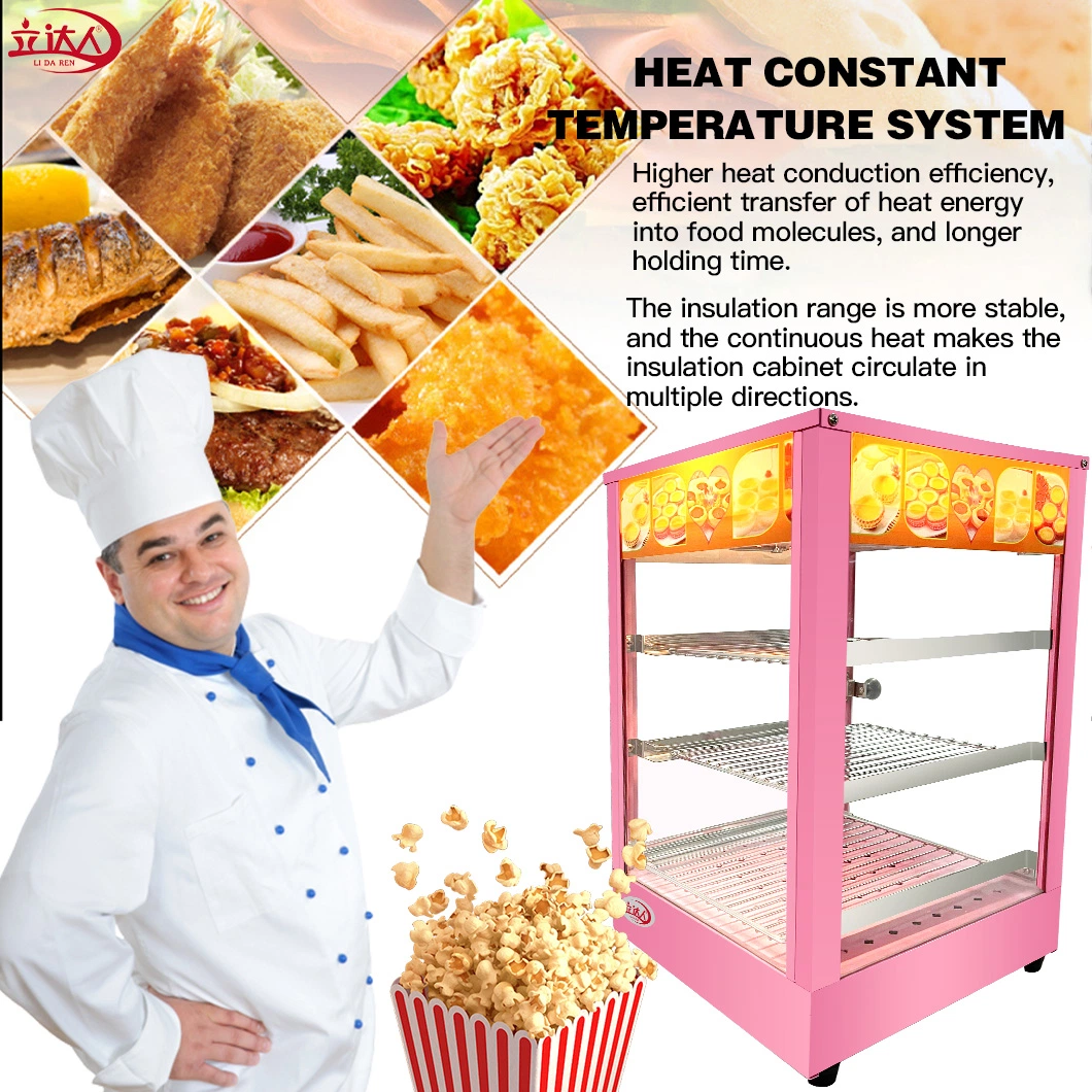 Pizza Hamburger Pastry Chicken Hot Food Warmer Display Showcase Hotel Buffet Table with Food Warmers