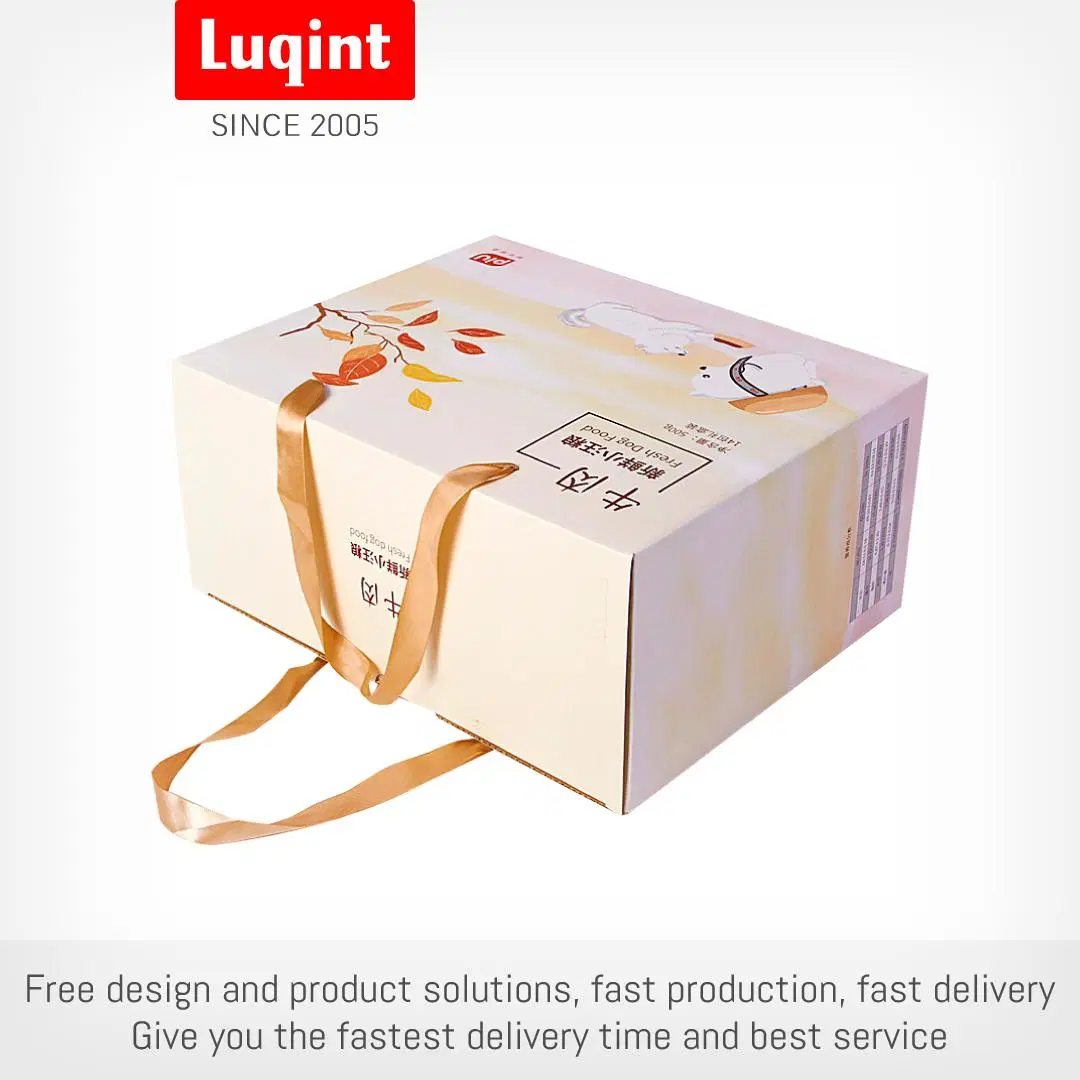 Custom Printing Paper Bag Cardboard Banana Fruit Gift Packaging Box Carton