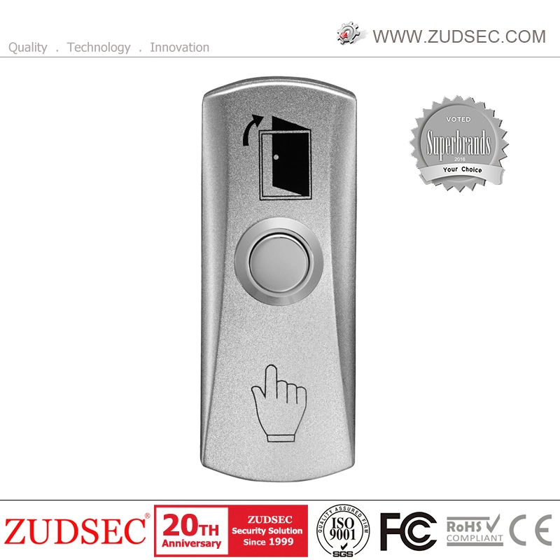 Mini Zinc Alloy Exit Push Door Release Button