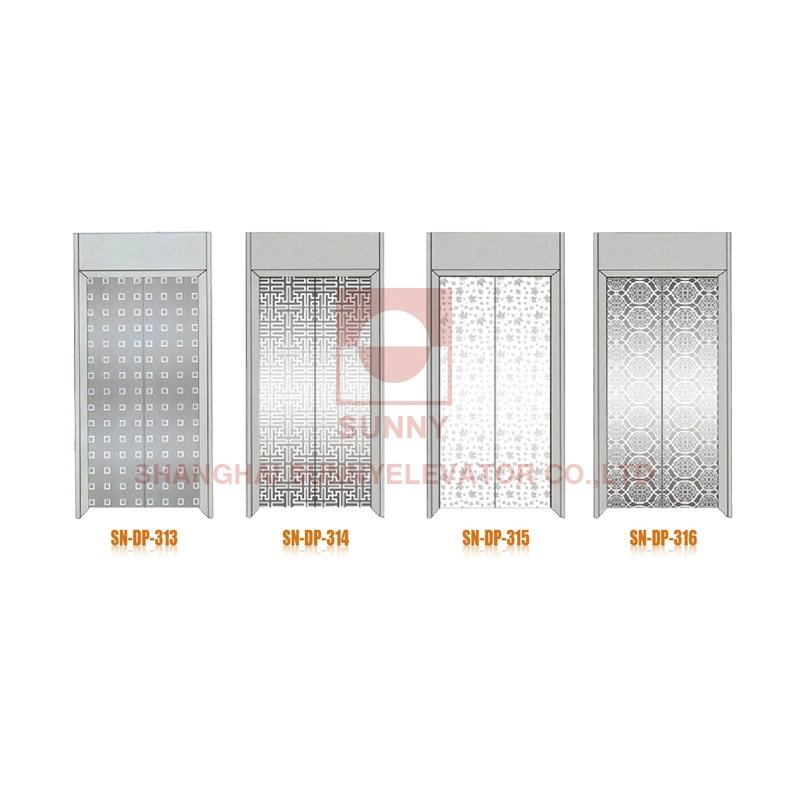 Panel de puerta de acero inoxidable para decoración de cabina de elevador (SN-DP-310)