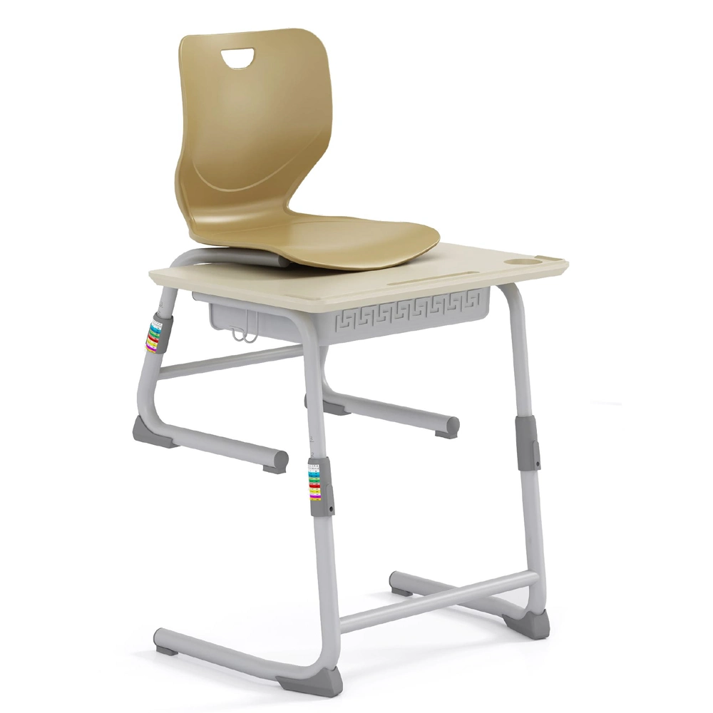 Mesa de estudiantes de plástico Económico y silla para el aula escolar (HYXD-HWX001)