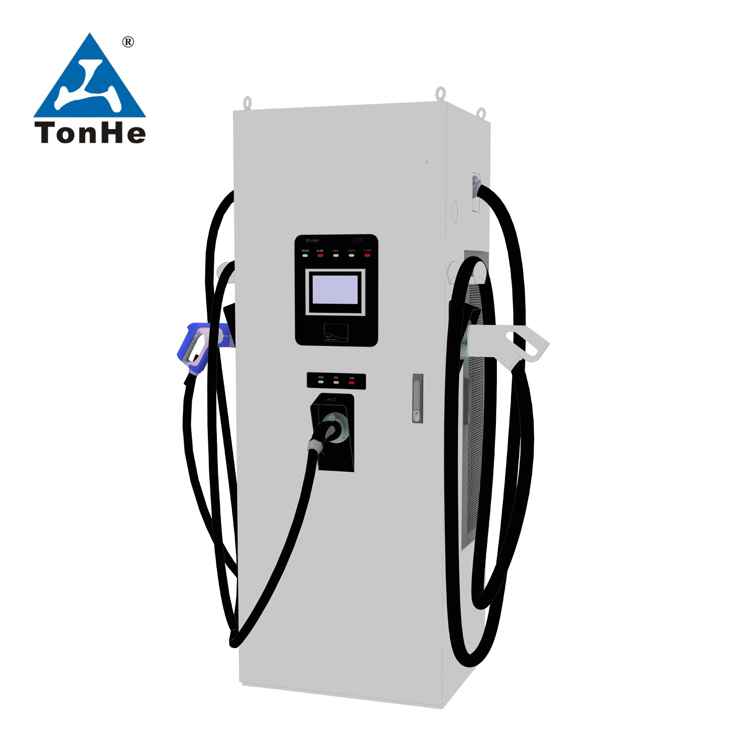 Tonhe Three-Gun EV DC Charger Chademo CCS Type 2 Acdc for EV Super Charging Station