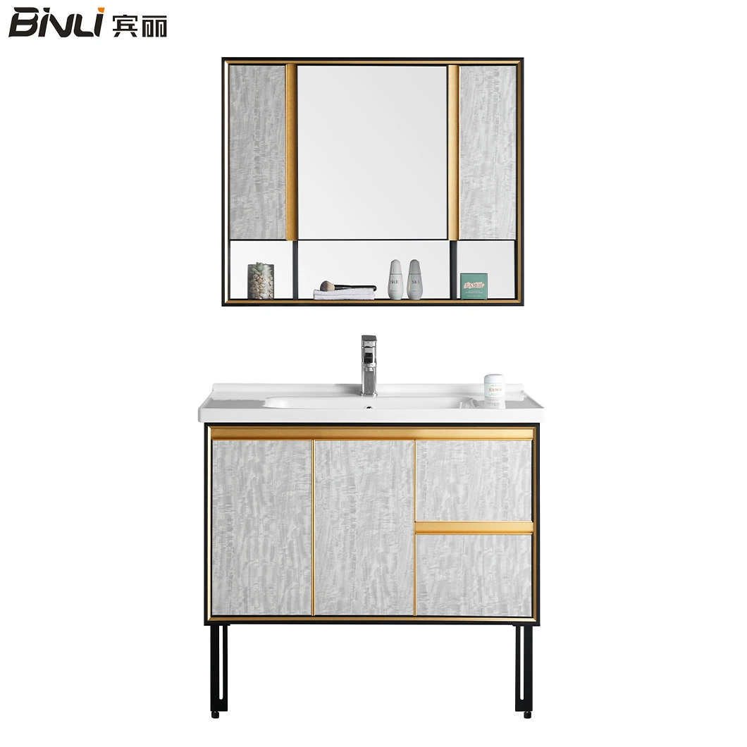 Manufacturer Customized High End Ceramic Furniture Modern Bathroom Vanity