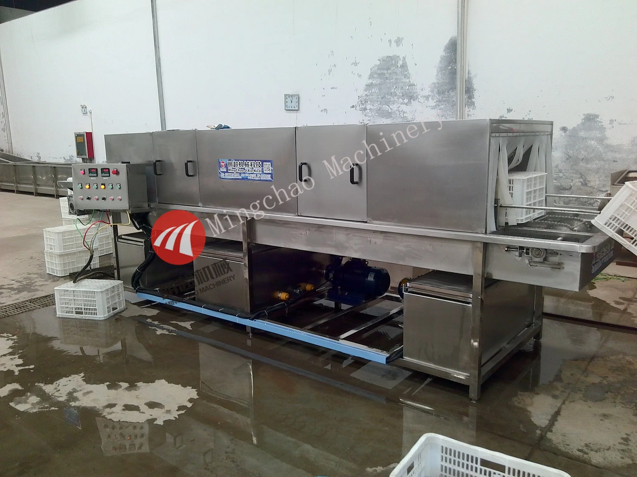 High Pressure Industrial Baskets Washing and Cleaning Machine