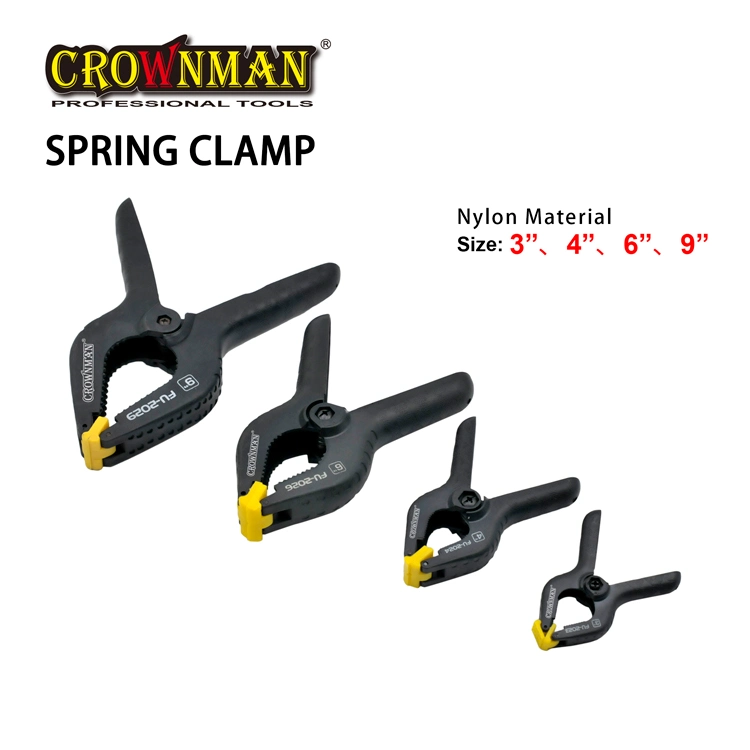 Crownman Nylon Spring Clamp, Spring Clip, 3"/4"/6"9" Clamp