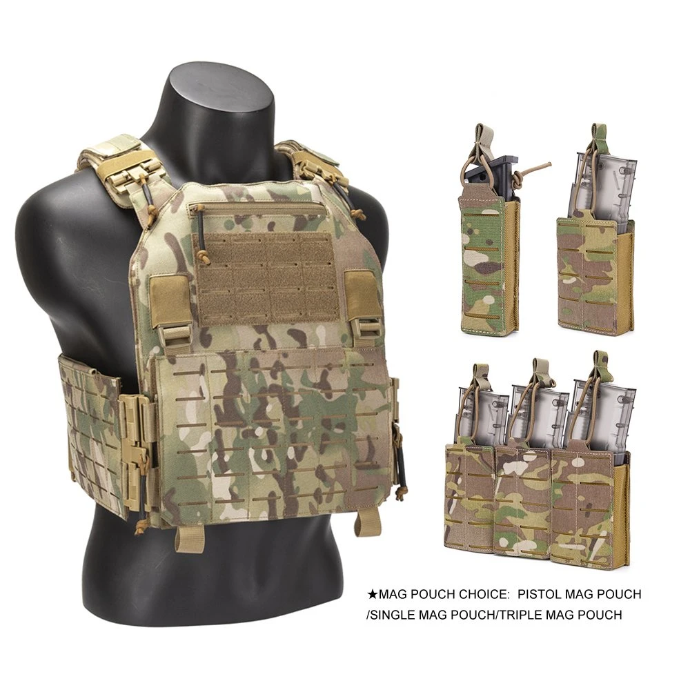 Army Combat Quick Release Military Gear Nylon Plate Carrier Tactical Vest