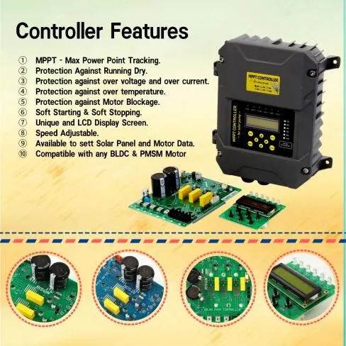 Todos os tamanhos de qualidade superior MPPT Controlador DC sem escovas Solar Submersível Bomba de Água