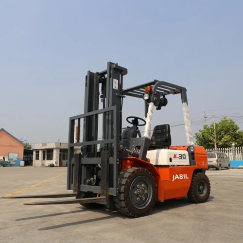 China Brand Jabil New Forklift Truck 3.0 Ton Gasoline Forklift 3m 4.5m 5m Mast