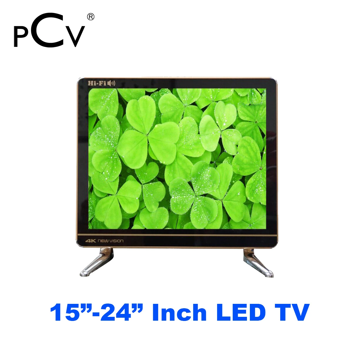 Fábrica de la PCV Comercio al por mayor de 15" 17" 19" AC DC TV Home Uso Solar TV habitación TV HD TV LCD retroiluminación por LED TV TDT Televisión