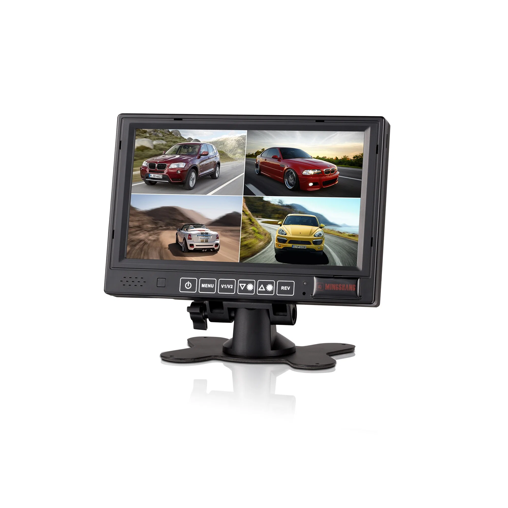 Wired LCD Monitor with Built-in Quad Splitter, Single LED Backlight and Brightness Auto Adjustment