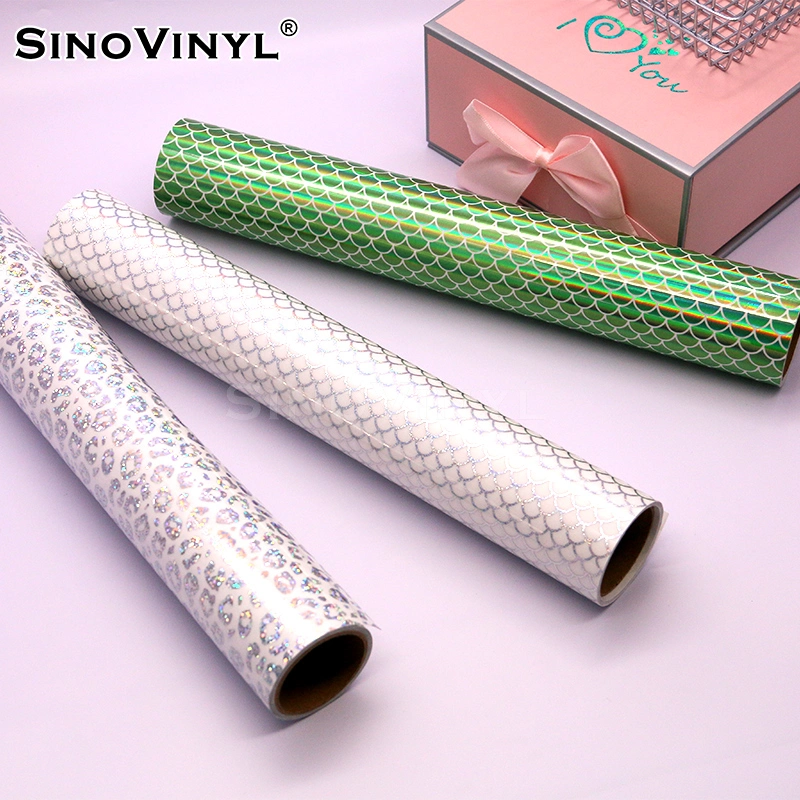 Голографическая SINOVINYL мозаика чашу подарочная упаковка клей наклейки лист самоклеящаяся виниловая пленка