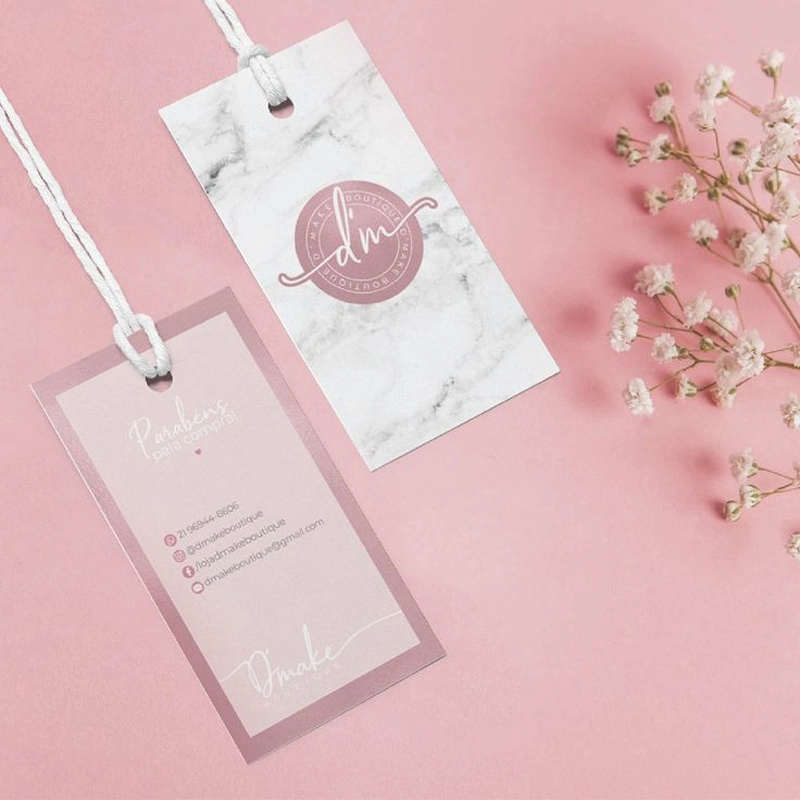 Art Paper Hang Tags for Garment Labels and Tags
