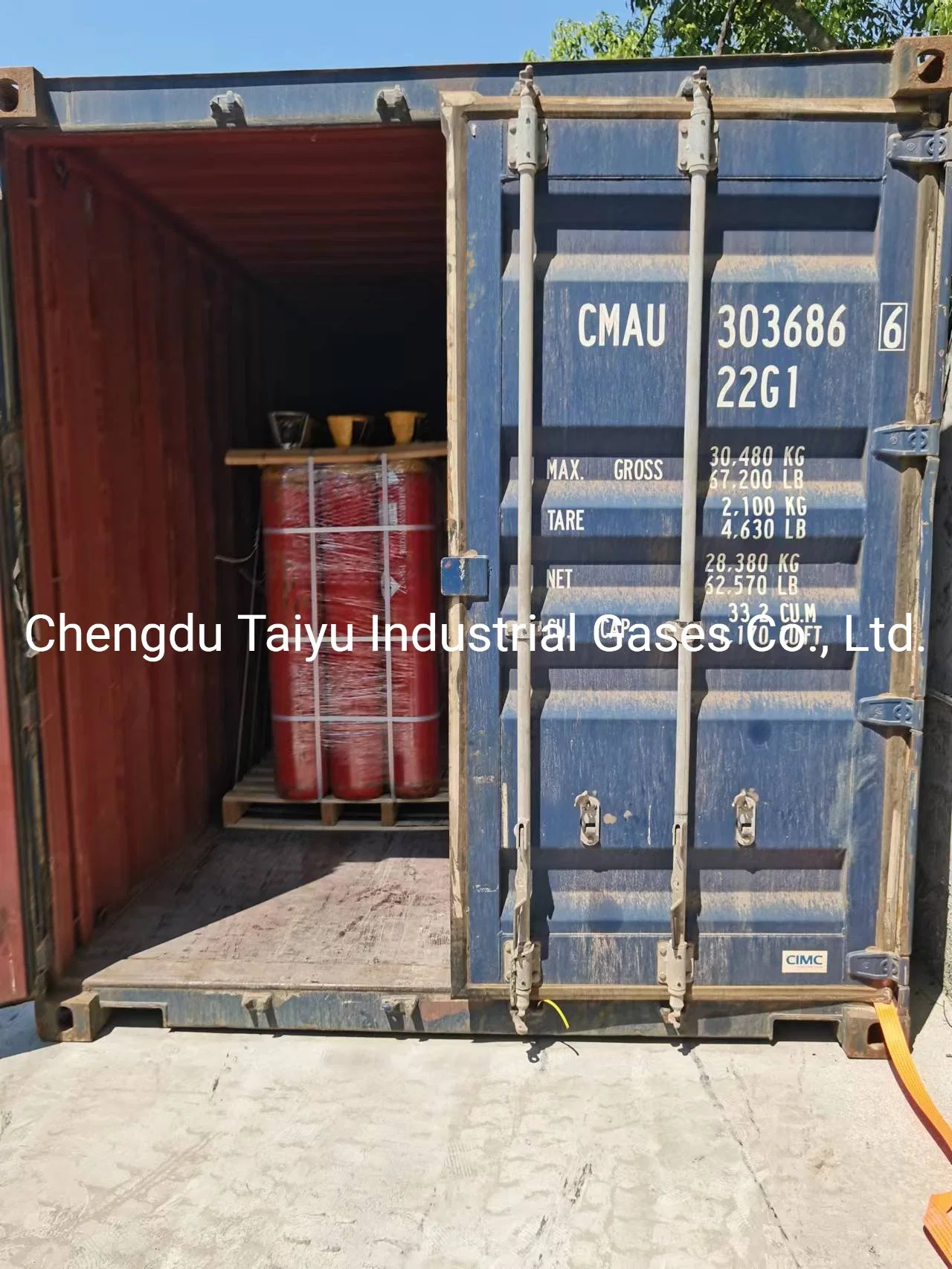 China Supply 99.9% Purity Industrial Grade Carbon Monoxide Co Gas