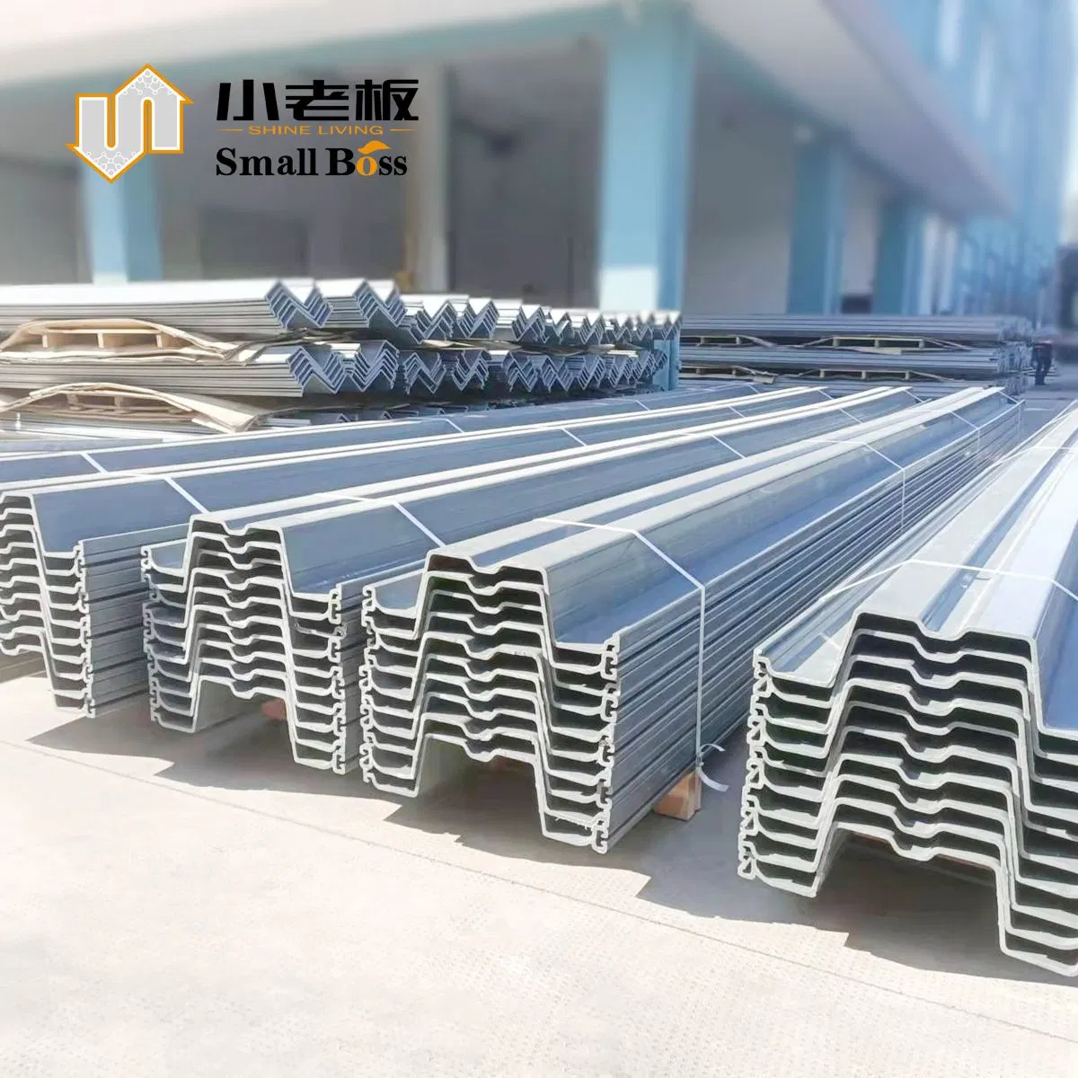 Metal Sheet Piles UPVC Sheets Piling Vinyl Polychloride or Composite Material