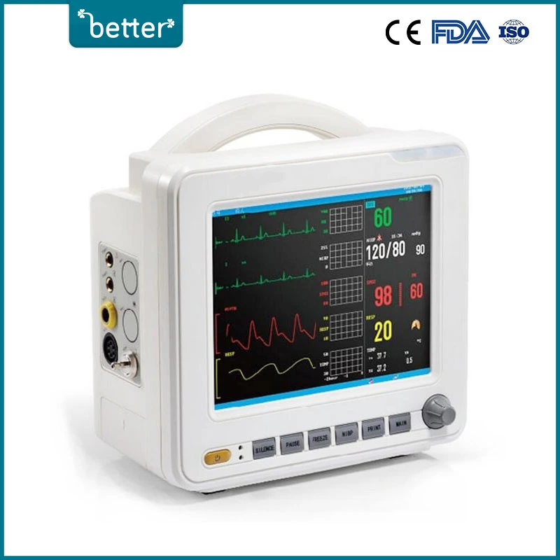 Medical Equipment Portable Multi Parameters Patient Monitor 8000f