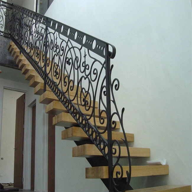 Beautiful Customized Indoor Wood Steel Staircase