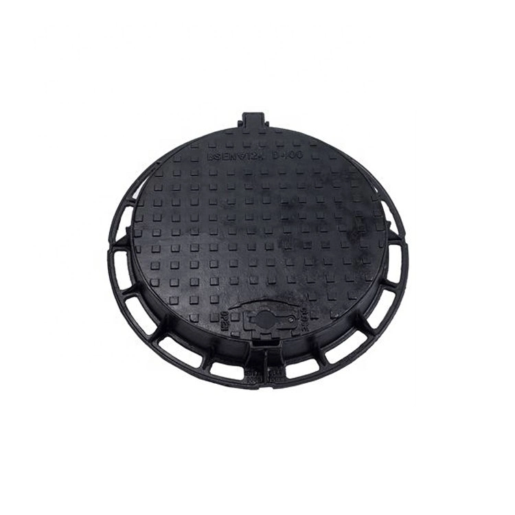 Good Quality En124 B125 Epoxy Coating 600 Dia Round Dci Ductile Iron Drain Manhole Cover Frames