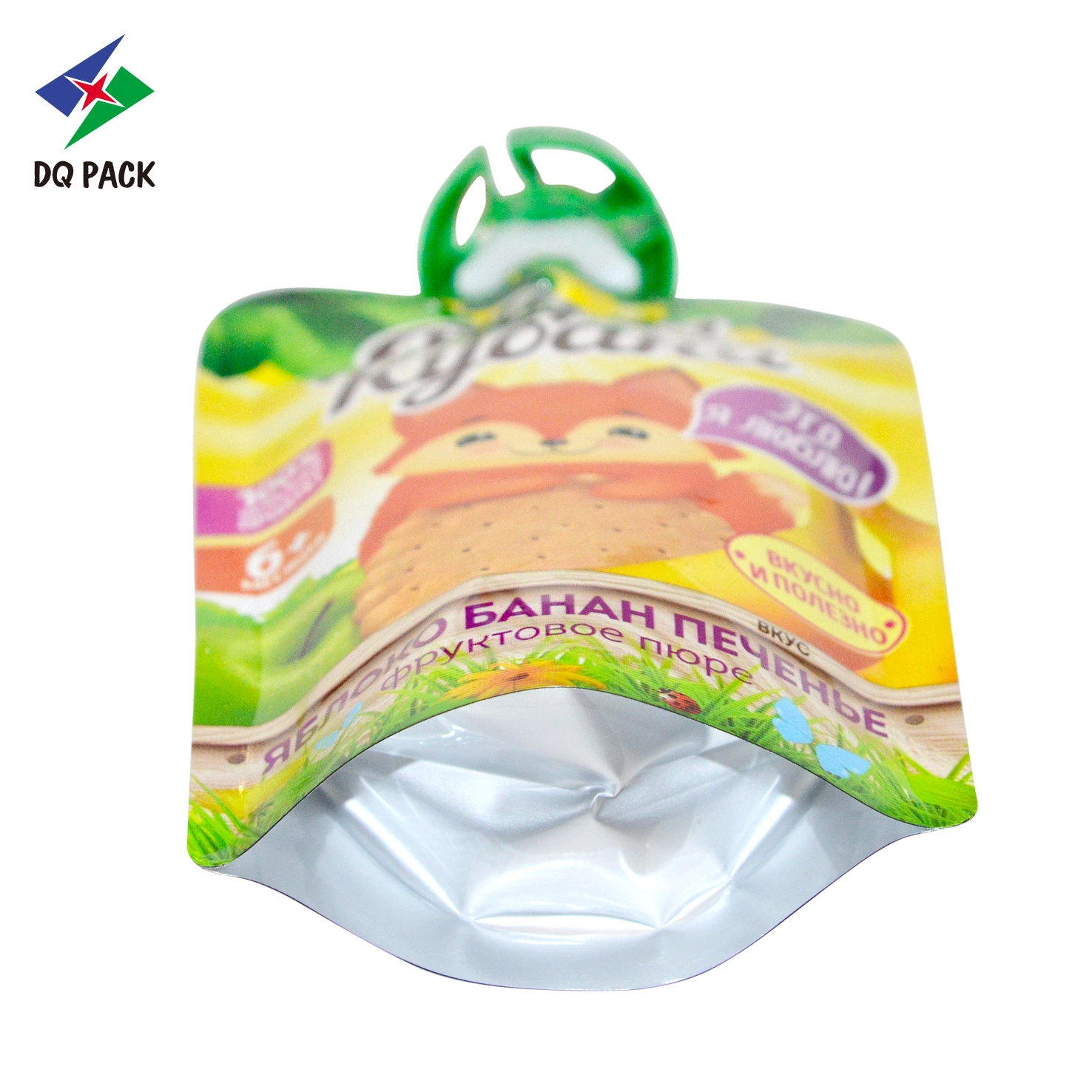 Customized Design 80 Ml Mango Flavor Fruit Shape Injection Pouch Bag Food Packaging Bag