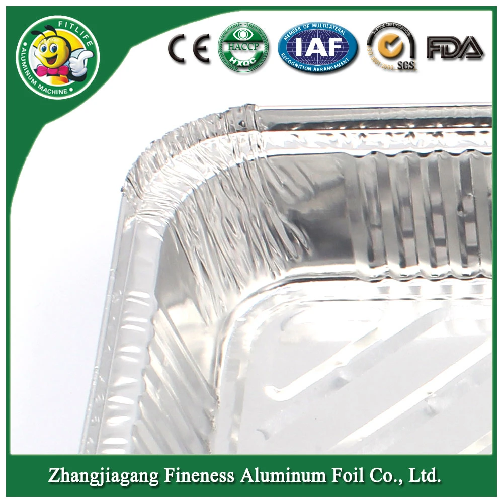 Wholesale/Supplier Aluminum Foil Container High quality/High cost performance Customized Aluminum Plates Foil Tray