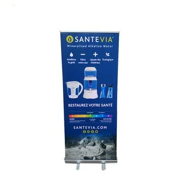 El equipo de la feria comercial de Banner Roll up display Stand