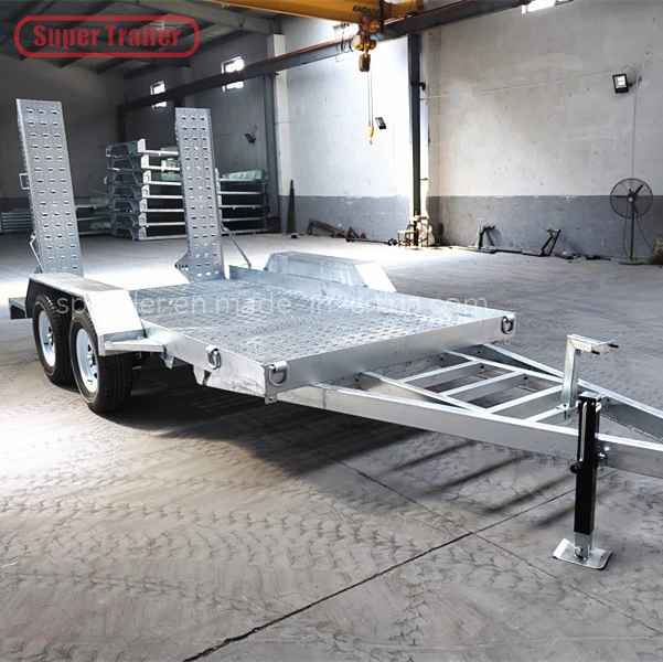 Durable and Galvanized Tandem Axle Plant Trailer